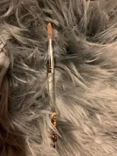 Nuevo pincel brillante para manicura, para polvo acrílico, 100%, nailon, acrílico, redondo, 7 tamaños