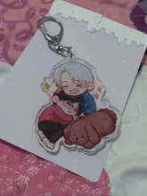 Keyring Ice-Key-Chain Acrylic Pendant Yuri Victor Nikiforov Anime BL Women on Katsuki