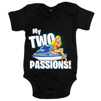

Baby bodysuit Jet Ski And Girls My Two Passions