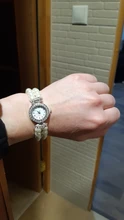Reloj de pulsera con cadena de perlas para mujer, pulsera de cuarzo a la moda, femenino, # CL