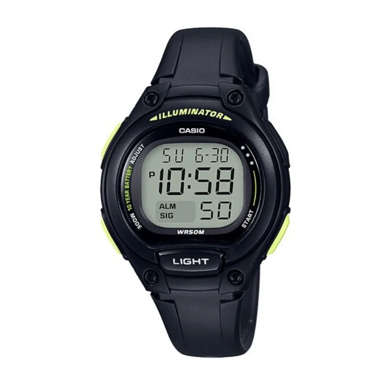 Женские Оригинальные ретро часы Casio 100 водонепроницаемость 50 м цифровые