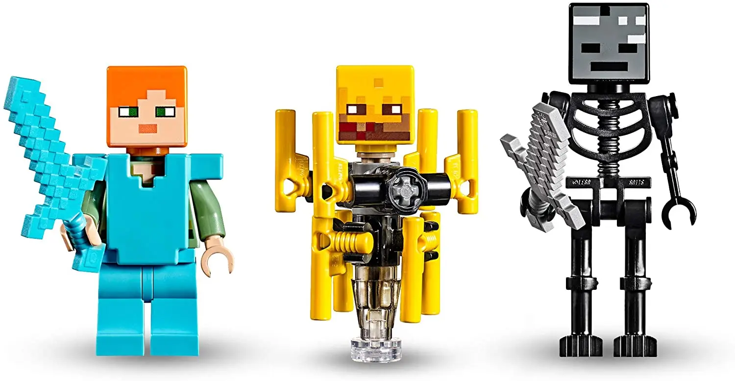 LEGO®Minecraft™Alaz Bridge 21154 Making Toy 370 Piece lego minecraft action potion enemy skeleton lava magma Stone Educational LEGO®Minecraft™Alaz Bridge 21154 Making Toy 370 Piece lego minecraft action potion enemy skeleton lava magma Stone Educational