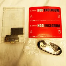 HDD Enclosure Case Stickers External-Hard-Drive-Case DIY Transparent SATA USB3.0 7-9.5mm