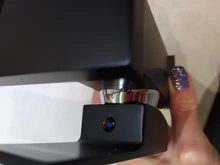 Faucet Sink-Tap Led-Waterfall Bathroom-Basin Hot-Water-Mixer Single-Handle Color Cold