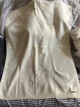 Manta tejida para bebé, ropa envolvente de cama supersuave para niños pequeños, colcha de cama, sofá, cochecito, cesta