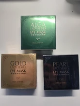 Mascarilla de colágeno con perlas negras, parches de Gel hidratante Natural para los ojos, elimina las ojeras, bolsa antiedad, cuidado de la piel, 60 uds.