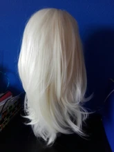 Golden Beauty-pelucas frontales de encaje para mujer, pelo sintético liso Rubio, sin enredos, fibra resistente al calor, Cosplay