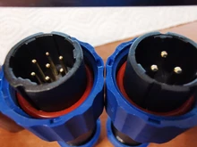 Conector a prueba de agua SP16 IP68, enchufe macho y hembra de 2/3/4/5/6/7/8/9 Pines, conector de Cable de montaje en Panel, enchufe de aviación