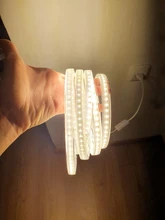 Led-Strip-Light Switch Garden Outdoor Flexible High-Brightness Waterproof 2835 220V 120leds/m