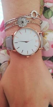 Reloj de pulsera de cuarzo de diseño clásico para mujer, de lujo, de cuero, regalo, 2020