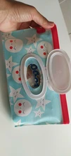 Caja de toallitas de limpieza reutilizable para bebé, toallitas respetuosas con el medio ambiente, bolsa de transporte, estampado de moda, cierre a presión, contenedor, 2021