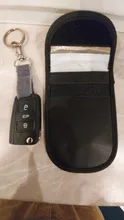 Funda para llavero de coche, bolsa de bloqueo RFID sin llave, bloqueo de señal antirrobo, bolso de Faraday, 2 uds.