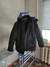 Los hombres de invierno de 2021 nueva gruesa Casual con capucha de lana con capucha Parkas a prueba de agua chaqueta de abrigo de los hombres prendas de vestir de moda bolsillos Parka chaqueta 46-58