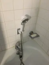 Cabezal de ducha presurizado, ahorro de agua de alta presión, manguera de soporte libre perforado, accesorios de baño ajustables, juego de Ducha