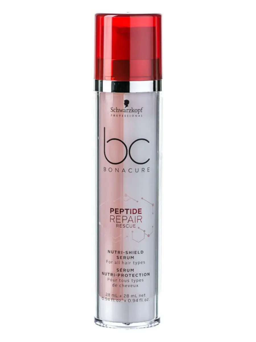 Schwarzkopf Professional Двухфазная Сыворотка Bonacure Peptide Repair Rescue 28+28 мл | Красота и здоровье