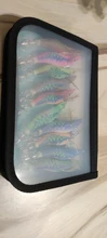 Cebo duro luminoso para Camarón, calamar conjunto plantillas 2,5/3,0/3,5 #, juego de Señuelo de Pesca de Mar, pulpo, sepia Artificial, pesca de invierno