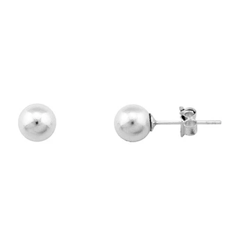 

Sterling silver earrings 925m pearl Shell 6 close pressure [5200]