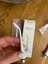 Mornwell-irrigador bucal con 2 puntas de ortodoncia, D50, D50WS, D52, para blanqueamiento dental