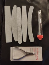 Limas para manicura, juego de bloques de tope de lijado de doble cara, limas grises para esmalte de Gel UV, 100/180