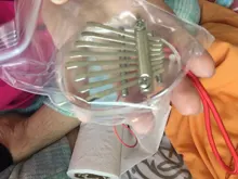 Musical-Instrument Kalimba 8-Keys Mbira Acrylic-Thumb-Piano African Sanza Crystal