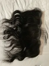Beaudiva-extensiones de pelo ondulado brasileño con Frontal, extensiones de cabello humano de 34 y 36 pulgadas con cierre Frontal de malla