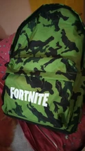 Fortnite Mochila Escolar Camuflaje Negro  Azul Verde 31x43 cm Mochila Escolar niño Fortnite