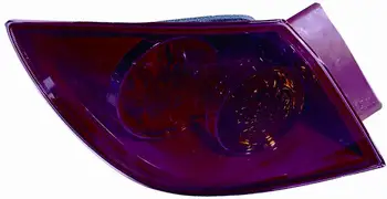 

OPTICAL GROUP POST. MAZDA 3 2003 5 DOORS Right RED OUTER Compatible