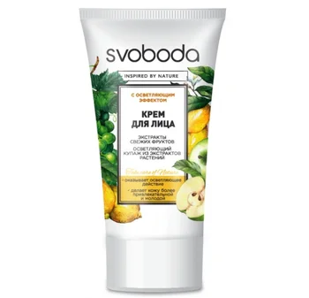 

Face cream with light. effect SVOBODA in Lam. t.