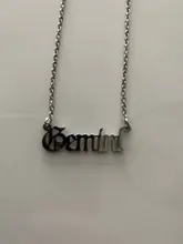 Collar de acero inoxidable con las letras del zodiaco, joyería de 12 Constelaciones, Virgo, Leo, Taurus, Gemini, cáncer, constelaciones inglesas