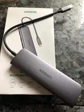 UGREEN-concentrador de red USB C, adaptador HDMI 10 en 1, USB C a USB 3,0, Dock para MacBook Pro, accesorios, USB-C tipo C 3,1, divisor