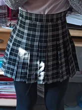 Verano de las mujeres Plaid Mini falda cintura alta Mujer Chic falda de moda de señoras de la Oficina fiesta informal en el Club corta plisada falda