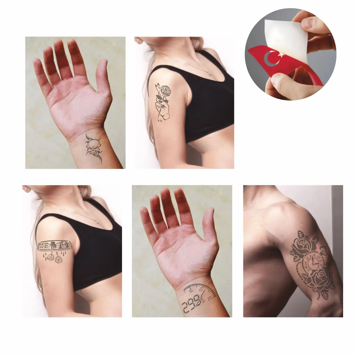 One Spray Tattoo Kit Temporary Tattoo Kit Model 1