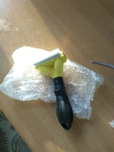 S M LYellow-cepillos de pelo para mascotas, para perro, gato, Animal PEQUEÑO, peine de aseo, cosquillas, cepillo de limpieza de piel, cortadora de pelo, herramientas Furmines