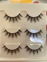 YOKPN-pestañas postizas 3D, hechas a mano, entrecruzadas naturales, hilo de algodón japonés, maquillaje desnuda, herramientas de maquillaje realistas