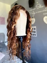 Yyong-extensiones de pelo brasileño ondulado con cierre, mechones de pelo humano Remy 4x4 con cierre de encaje, 3/ 4 Uds.