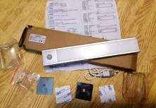 1 2 uds LED Ultra-delgada de Bajo del armario del Gabinete de luz LED de recarga USB 3 modos de Sensor de movimiento de las lámparas para el armario de cocina