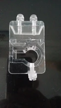 Soporte de tubo de cristal lirio para acuario, accesorio de filtro de paisaje fijo, gancho, soporte de ajuste, entrada salida, manguera de agua, 1 ud.