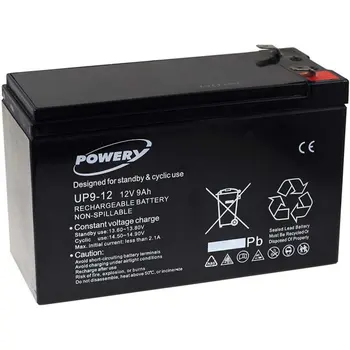 

Powery GEL battery for SAI APC RBC 17 9Ah 12V