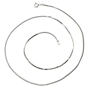 

Chain 925 Sterling silver m 45 cm. cola mole square smooth brightness [AB3487]