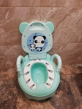 Orinal de bebé para entrenamiento, asiento de inodoro portátil para niño, orinal, respaldo cómodo, ollas de dibujos animados, colcha de inodoro para niña
