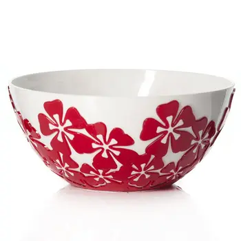 

Salad Bowl "Camellia", volume 1,4 liters (red)