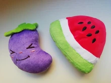 Funny Pet Toys Cartoon Cute Bite Resistant Plush Squeaky Toy Pet Chew Toy For Cats Dogs