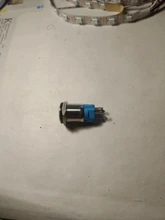 Interruptor de botón de Metal para motor de coche, luz LED de 12/16/19/22mm, impermeable, con enganche momentáneo, interruptor de potencia de 5V, 12V, 24V, 220V, rojo y azul