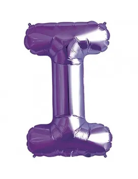 

Balloon Letter I 86cm Purple-Foil Polyamide-NSB00308