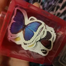 46 Uds Kawaii mariposa decoración álbum programa pegatinas Scrapbooking Agenda diario pegajoso papel de
