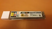 Unids/caja de lápiz mecánico de plomo, barra de lápiz automática de 100mm/0,5mm 2B, recambio de plomo, suministros de dibujo de boceto escolar, 0,7