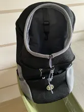 Al aire libre viajes de mascotas de doble bolsa de hombro portátil de viaje mochila al aire libre bolsa de transporte perro mascota frente perro bolsa de malla de mochila de la cabeza