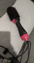 Secador de pelo 2 en 1 de un paso, voluminizador, cepillo de aire caliente, Alisador, rizador, cepillo para usar con secador de cabello