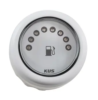 

Fuel level indicator LED, white dial, white bezel, D. 52mm ky10309