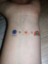 Fake Tattoo Sticker Art Colorful The-Body Waterproof Heart Xuanya on 30pcs/20pcs-Set